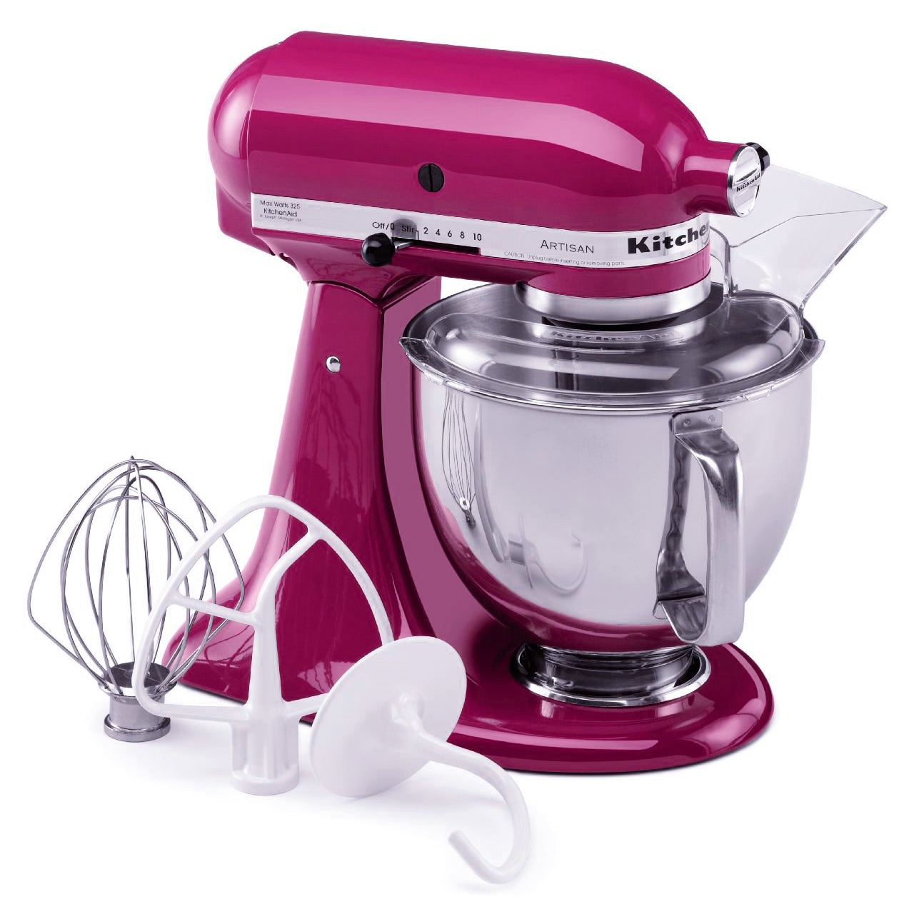 KitchenAid KSM150PSCB Cranberry Artisan 5-quart Tilt-Head Stand Mixer - Bed  Bath & Beyond - 8076225