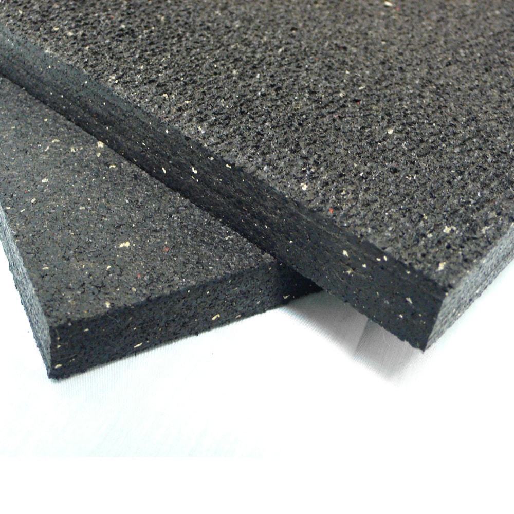 American Floor Mats 3/8in Home Gym Rubber Flooring Thick 10% Grey 4 x 17 Heavy Duty Rubber Rolls Protective Exercise Mats 9mm