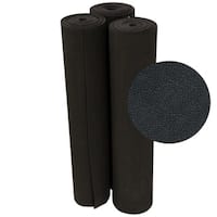 Rubber-Cal Recycled Flooring 3/8 in. x 4 ft. x 6 ft. - Black Rubber Mats  - 48 x 72 - On Sale - Bed Bath & Beyond - 8238730