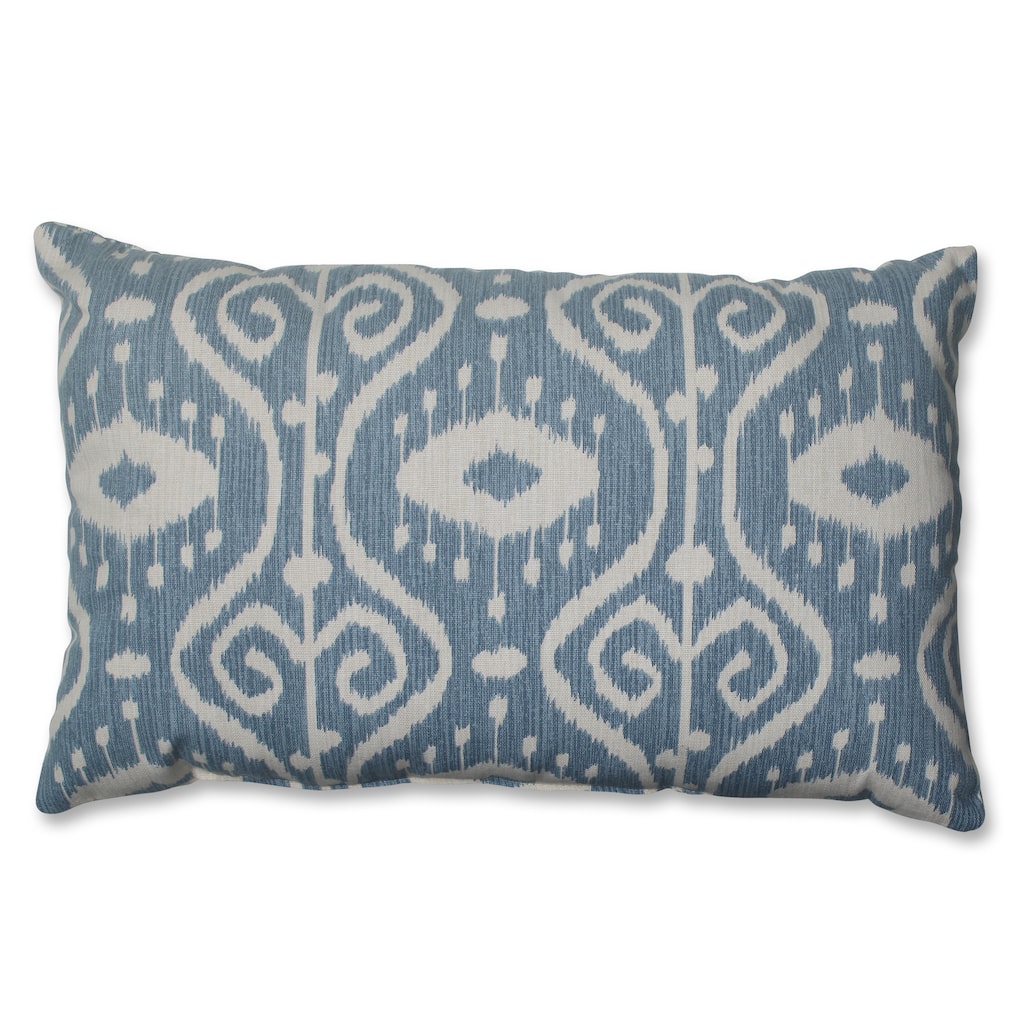 Pillow Perfect Ikat Empire Yacht Rectangular Throw Pillow