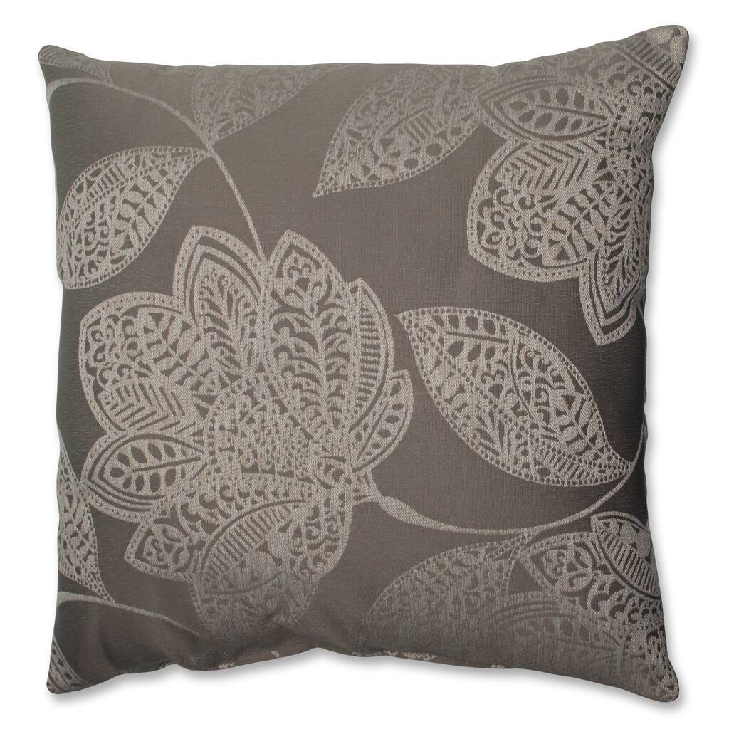 Pillow Perfect Beatrice Jute 18-inch Throw Pillow