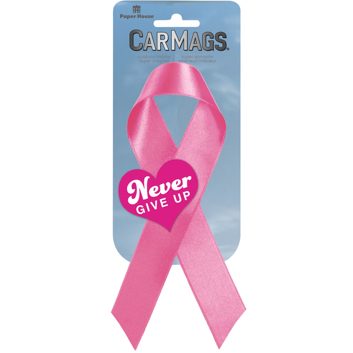 Car Magnet pink Ribbon