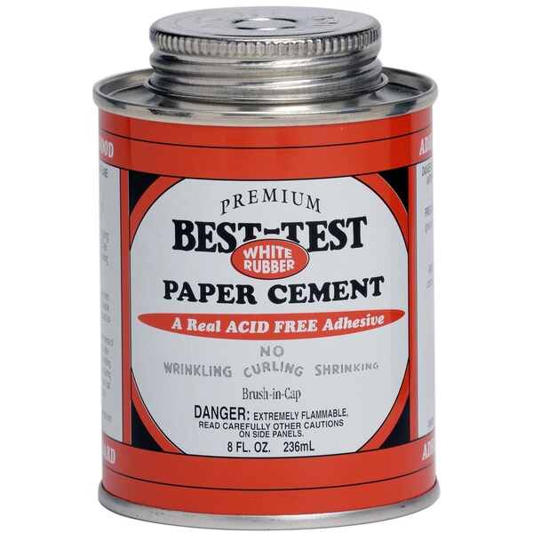Shop Premium BestTest Rubber Paper Cement8 Ounces Free Shipping On
