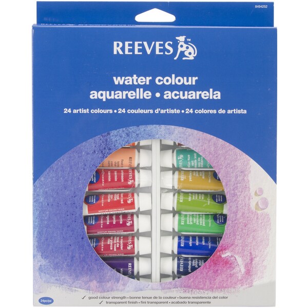 Reeves Watercolor Paint 10ml 24/Pkg-Assorted Colors - Overstock - 8248739