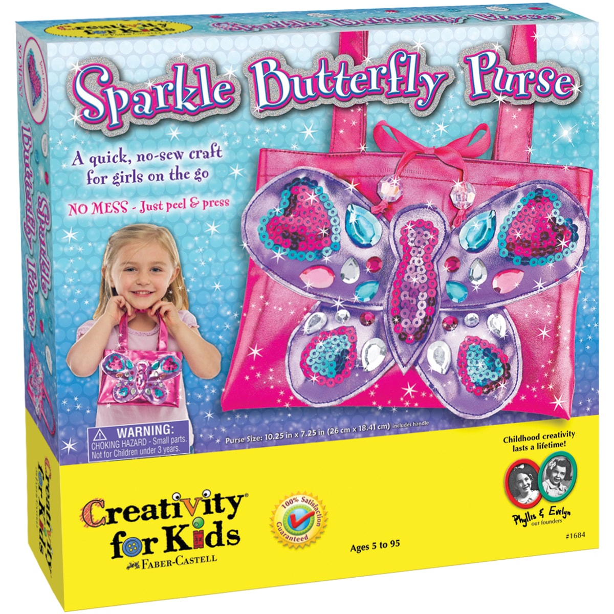 Sparkle Butterfly Purse Kit