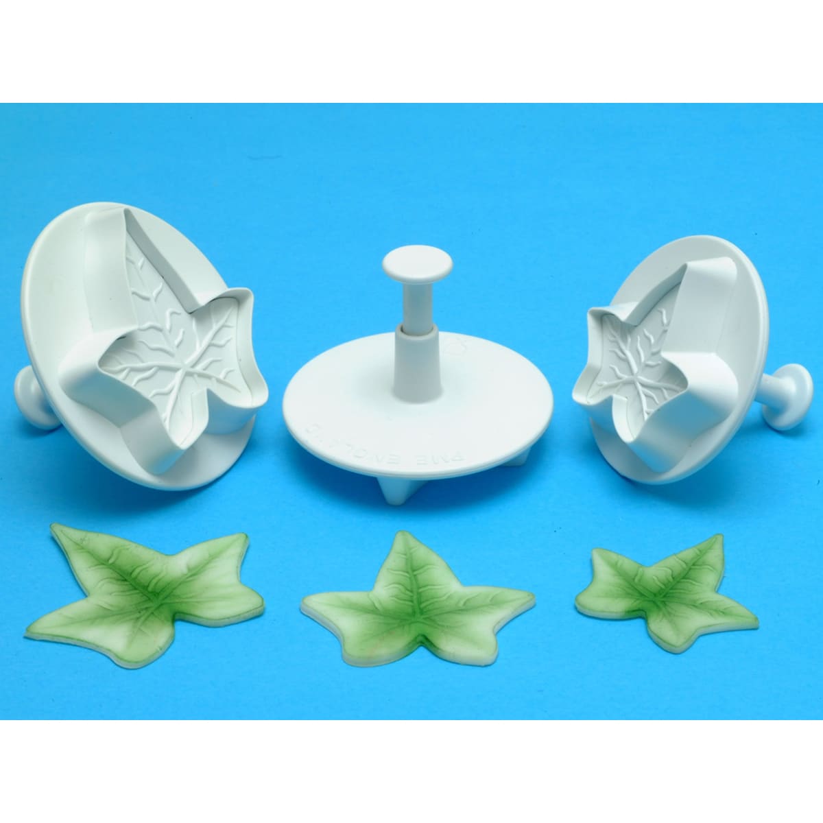 Plunger 3 piece Veined Ivy Leaf Cutter Set