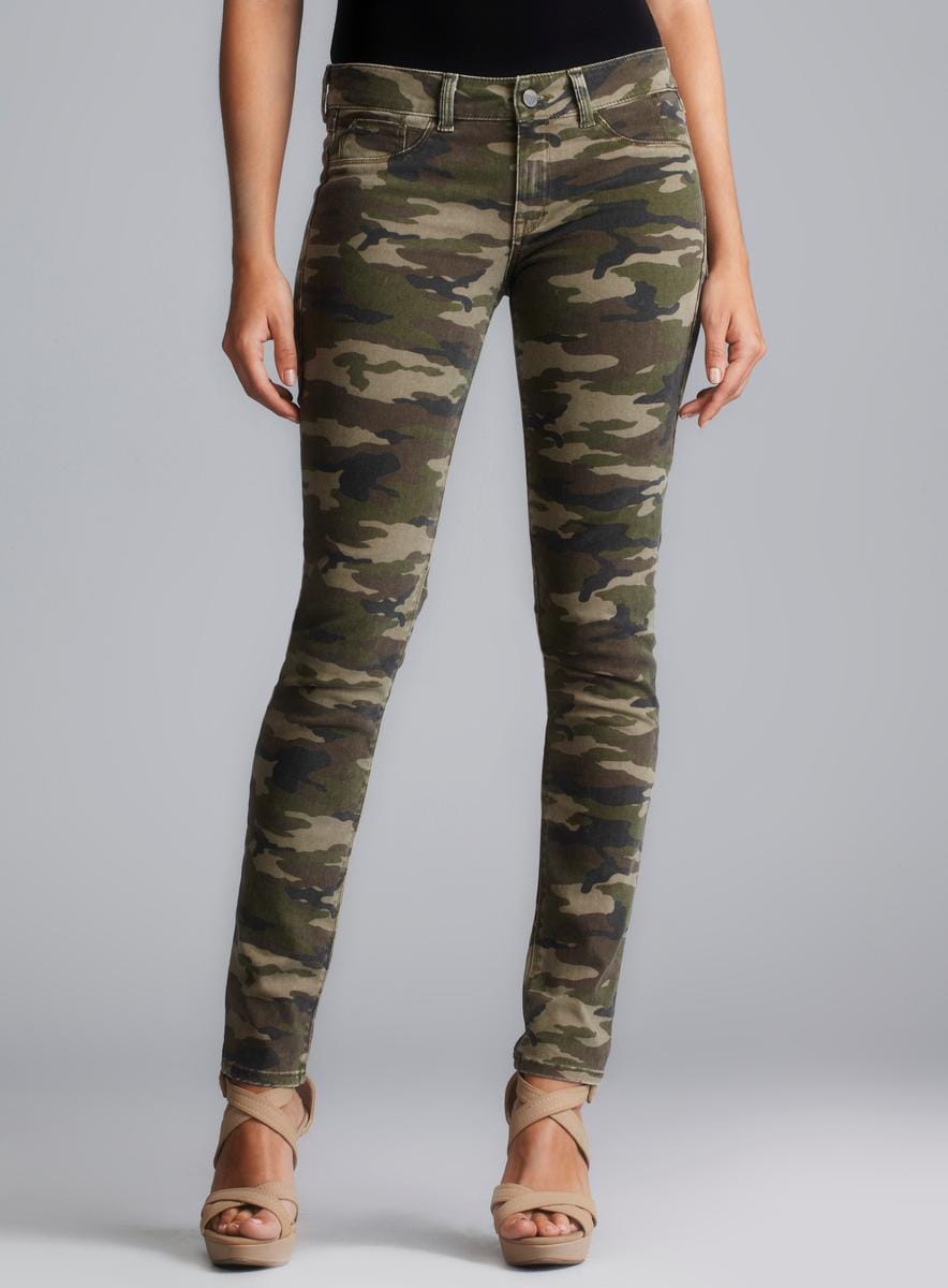 camouflage jeans