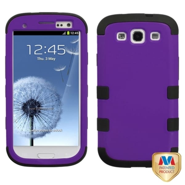 BasAcc Grape/ Black TUFF Hybrid Case for Samsung Galaxy S III