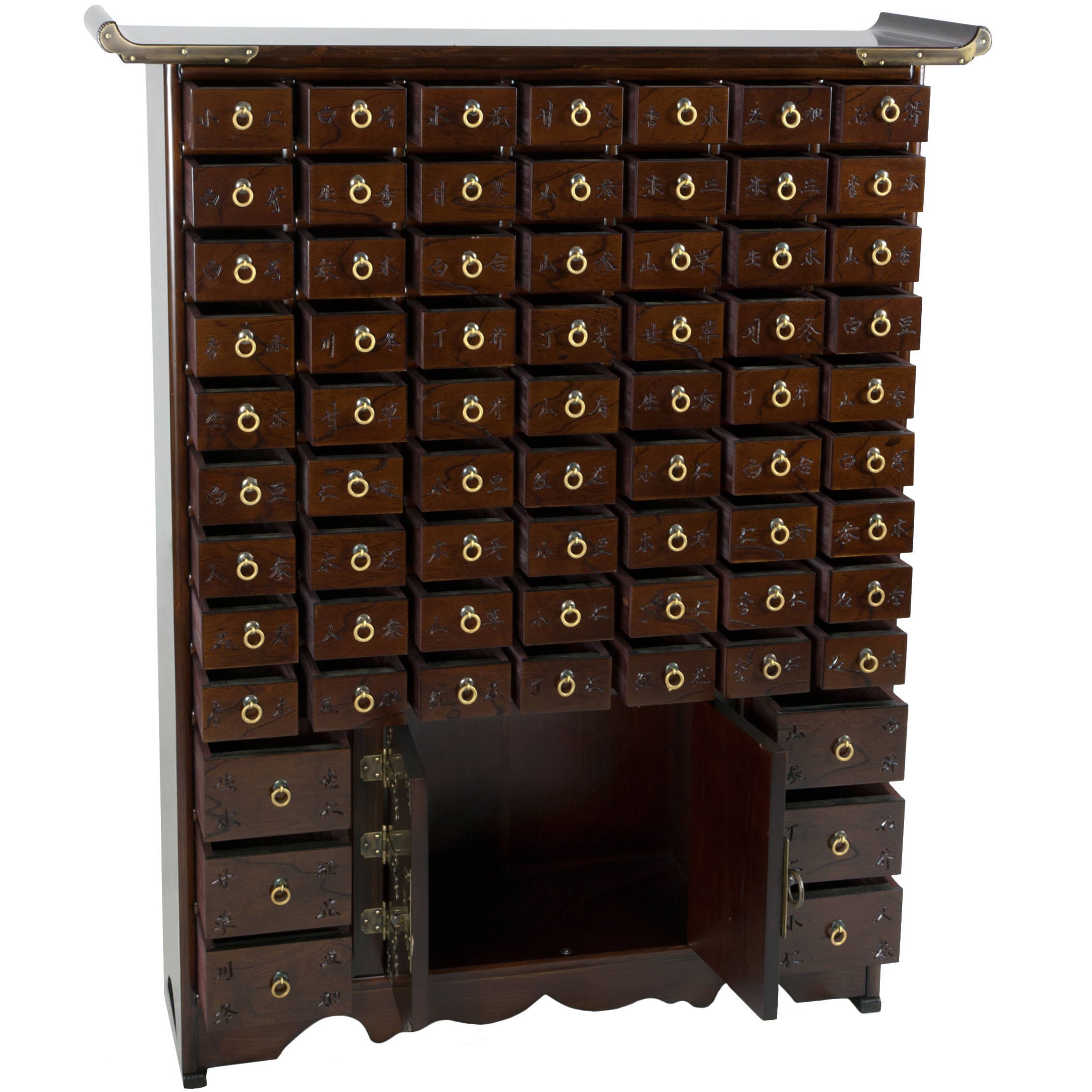 Shop Handmade Korean Antique Style 69 Drawer Apothecary Chest