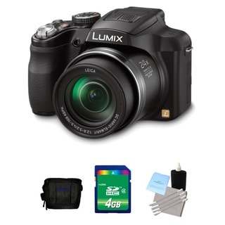 Panasonic Lumix FZ60 16.1MP Black Digital Camera 4GB Bundle Panasonic Digital SLR