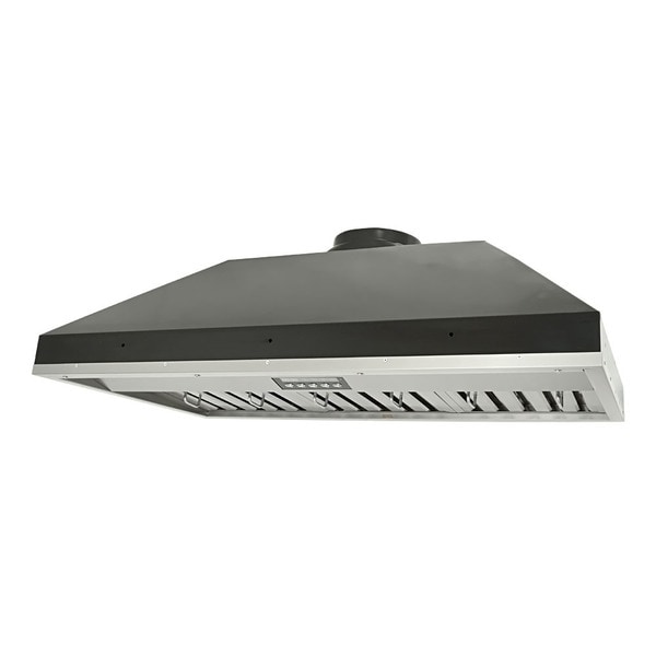 1100 CFM LED Lights 6-Speed KOBE IN2648SQB-1100-5A Deluxe 48 Built-In// Insert Range Hood Baffle Filters