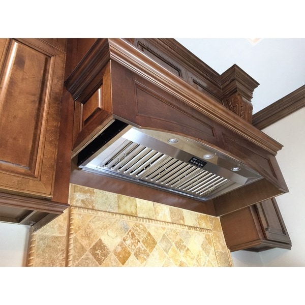 Shop KOBE IN2642SQB11005 Deluxe 42" BuiltIn/ Insert Range Hood, 4