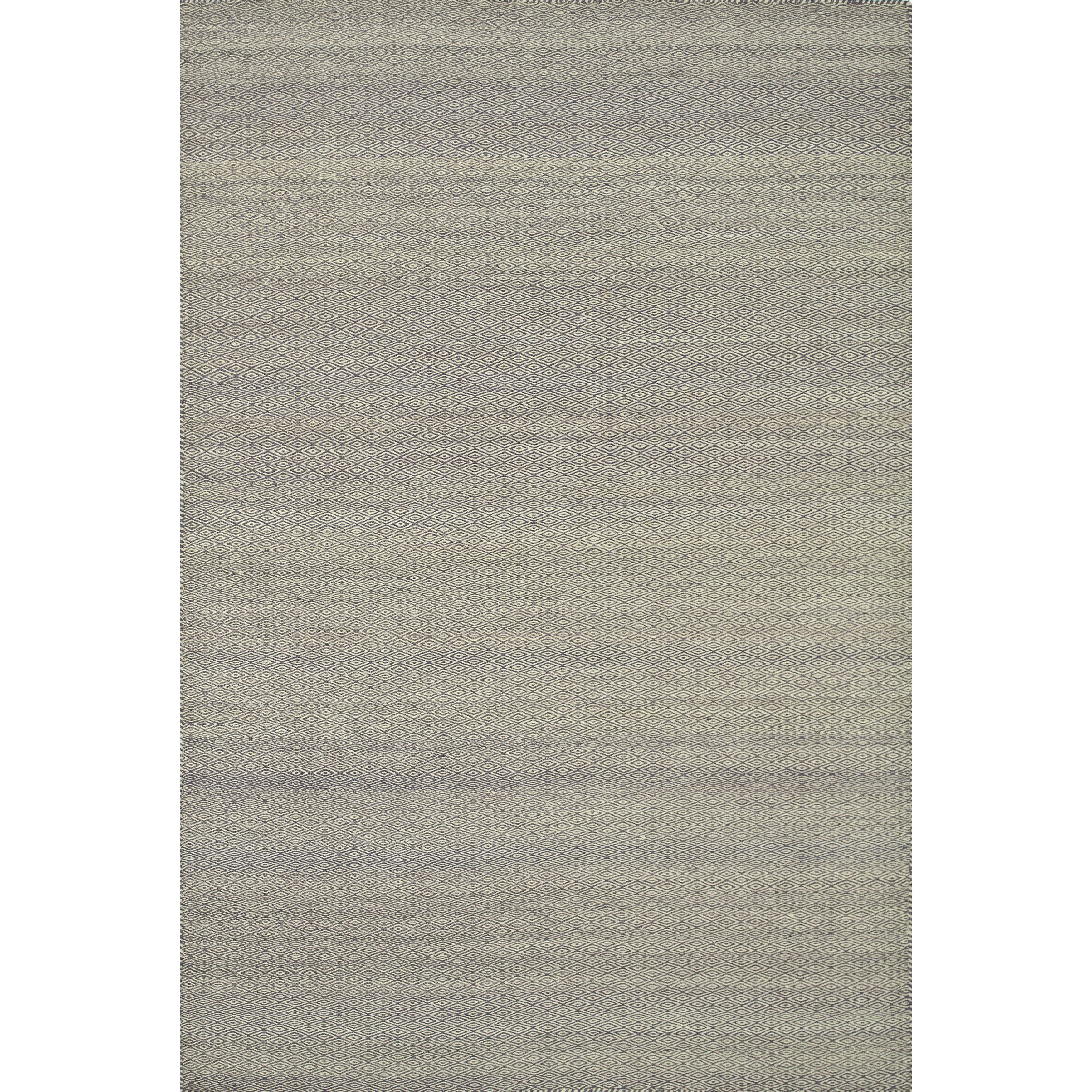 Hand woven Poplin Plum Wool/ Cotton Rug (710 X 11)