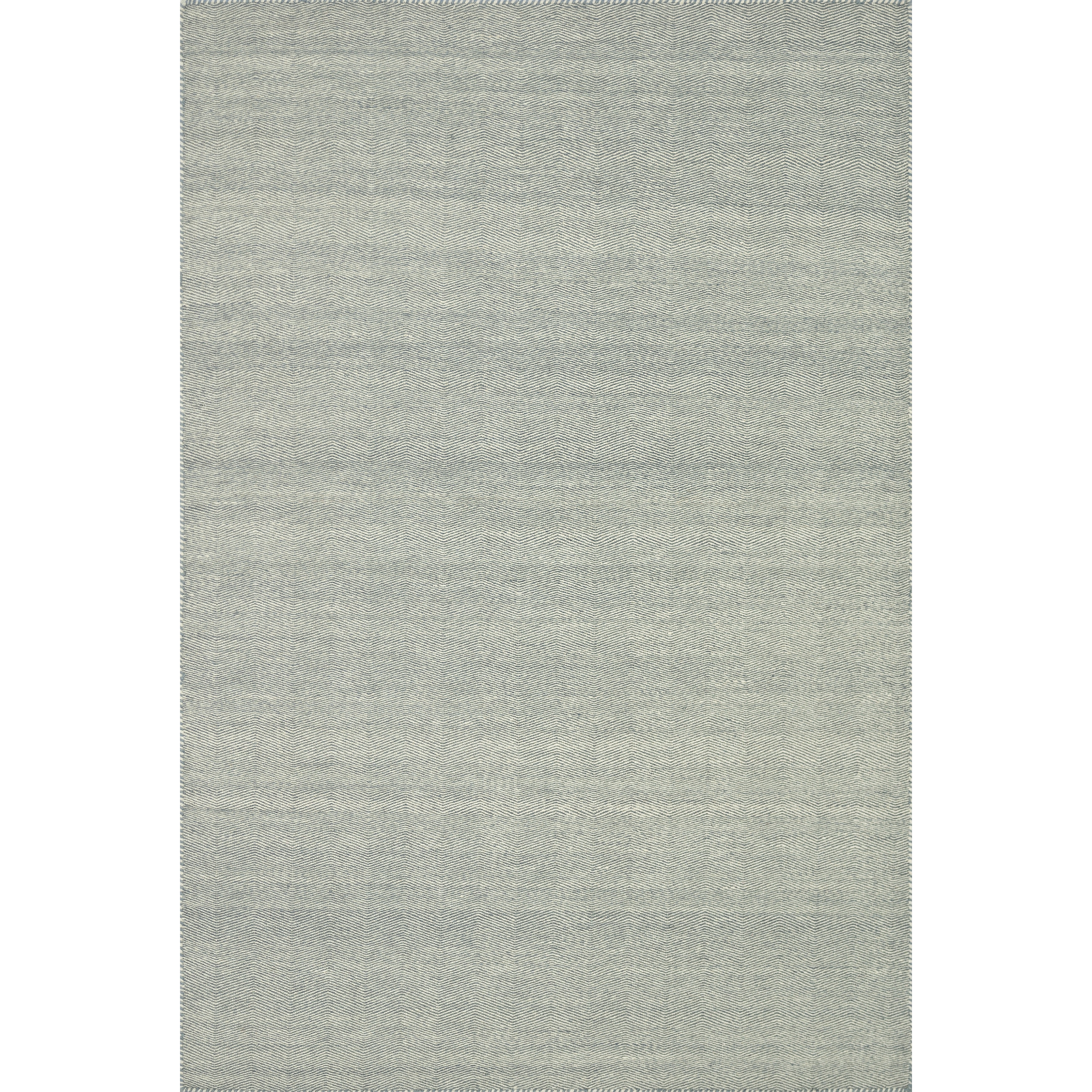 Hand woven Poplin Aqua Wool/ Cotton Rug (36 X 56)