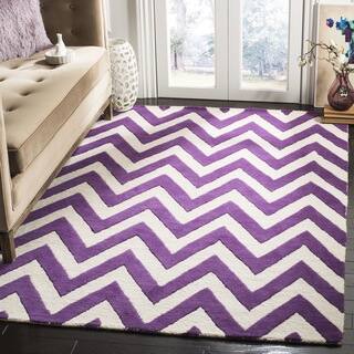 Purple Accent Rugs For Less Safavieh Handmade Moroccan Cambridge Purple Ivory Wool Rug 2