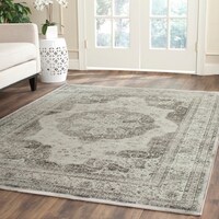Safavieh Vintage Grey Multi Distressed Silky Viscose Rug 8 Safavieh Vintage Grey Multi Distressed Silky Viscose Rug 8 X