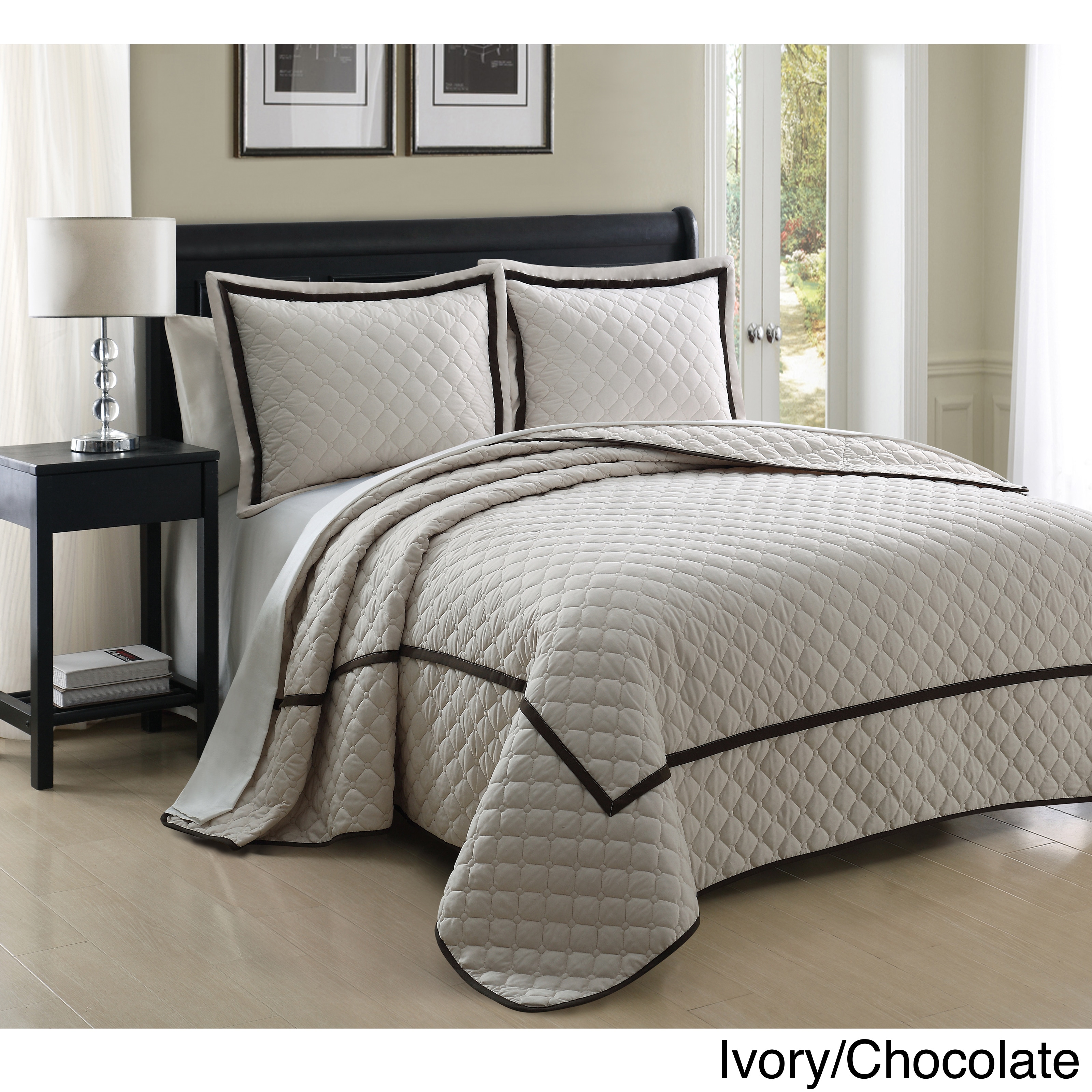 Private Label Lexington 3 piece Coverlet Set Multi Size King