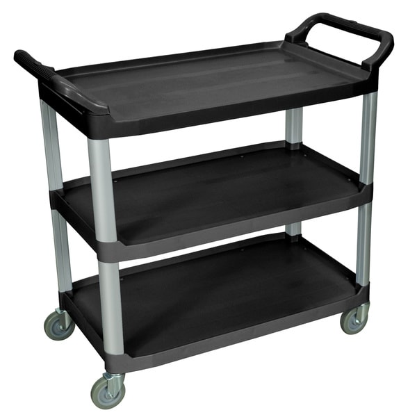 Black 3 shelf Serving Cart SC13 B