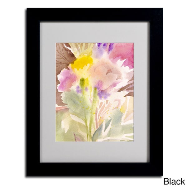 Sheila Golden 'Garden Memory' Framed Matted Art Trademark Fine Art Prints