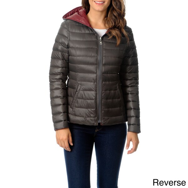 women's reversible hooded jacket