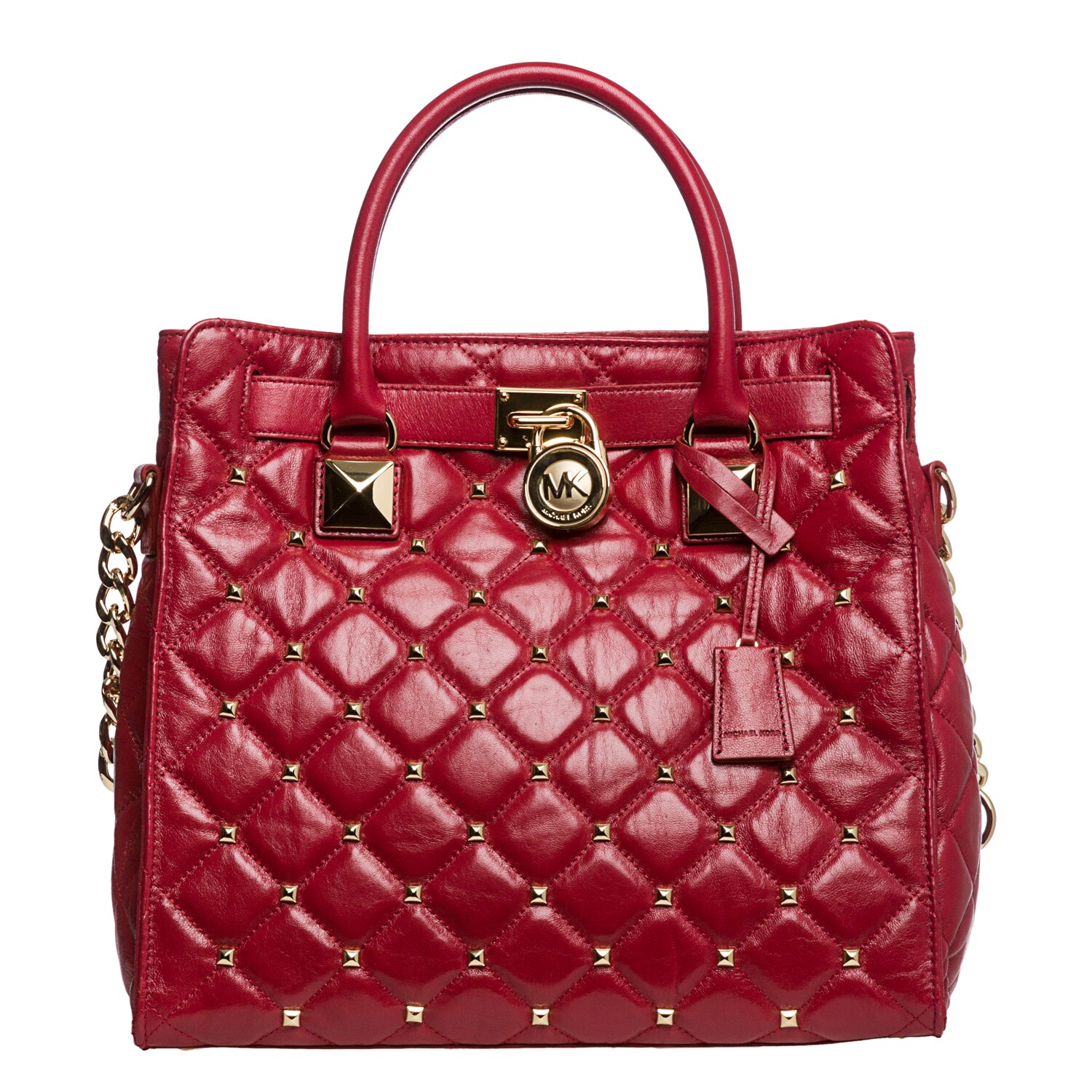 michael kors studded hamilton bag