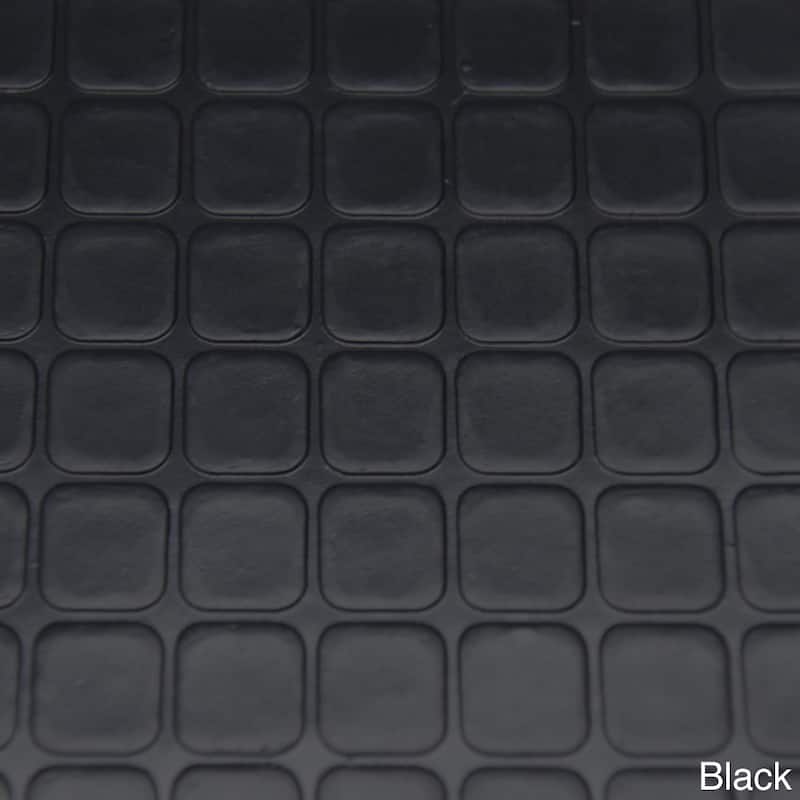 Rubber-Cal Block-Grip Rubber Flooring Rolls - 2mm thick x 4ft. Wide Rubber Rolls 3 Colors Available in 17 Lengths - 48 x 96