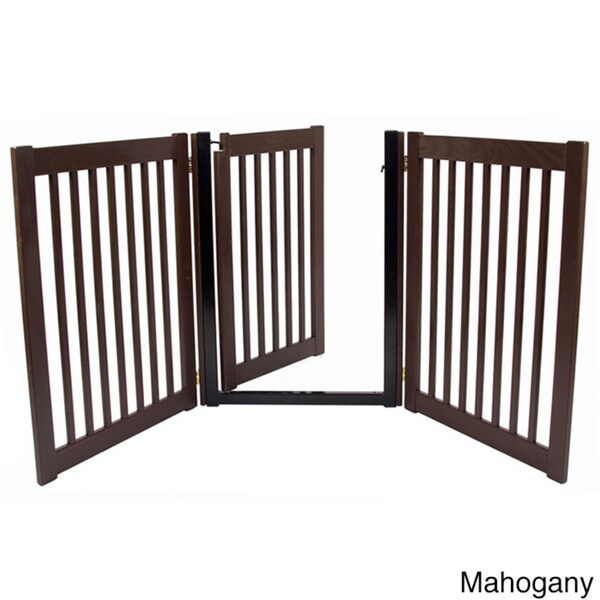 Shop Highlander 32inch Freestanding 3panel Walkthrough Pet Gate