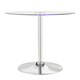 Lorin LED Round Dining Table iNSPIRE Q Modern - Silver - Thumbnail 3
