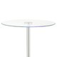 Lorin LED Round Dining Table iNSPIRE Q Modern - Silver - Thumbnail 5