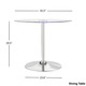 Lorin LED Round Dining Table iNSPIRE Q Modern - Silver - Thumbnail 6