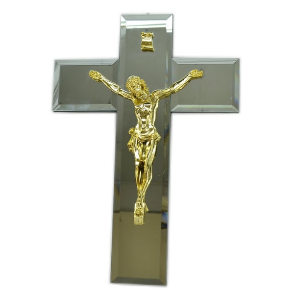 16" Gold Jesus on Cross
