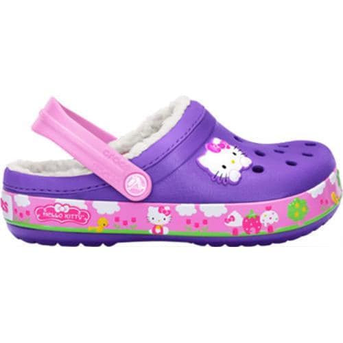 Girls' Crocs Crocband? Hello Kitty Fair Lined Clog Neon Purple Crocs Slip ons