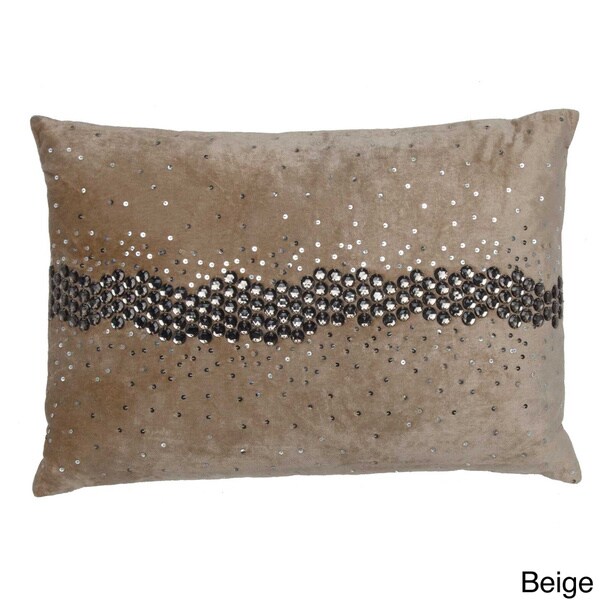 Wavy Jewel Hand-textured 20-inch Decorative Pillow - 15588409 ...