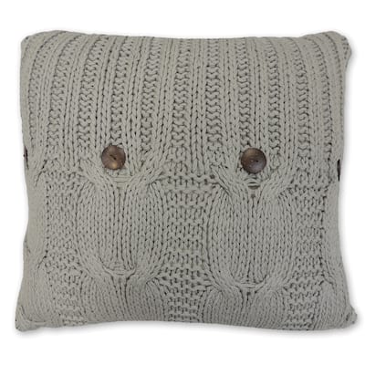 Michaela Gray Knitted Euro Sham