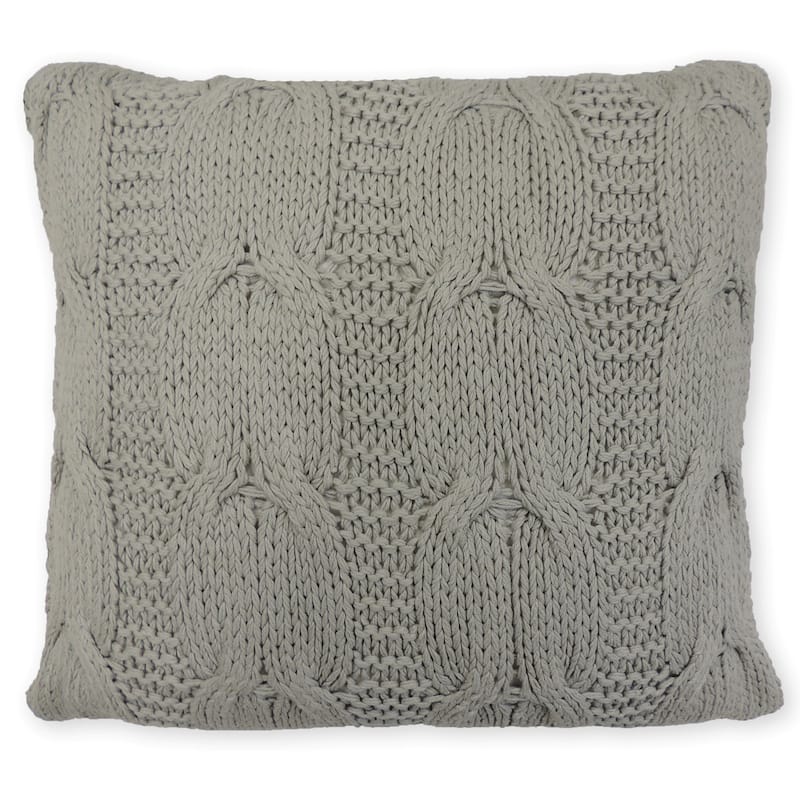 Michaela Gray Knitted Euro Sham