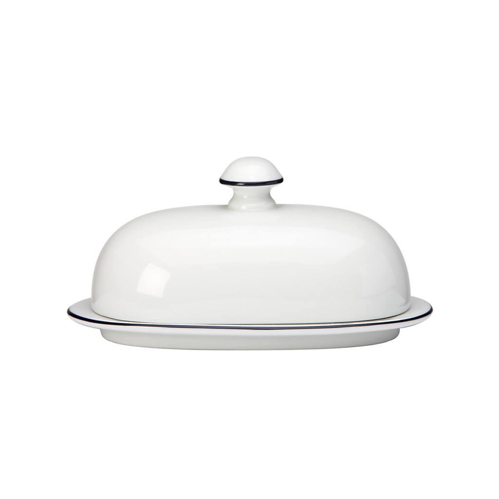 Dansk Christianshavn Blue Covered Butter Dish