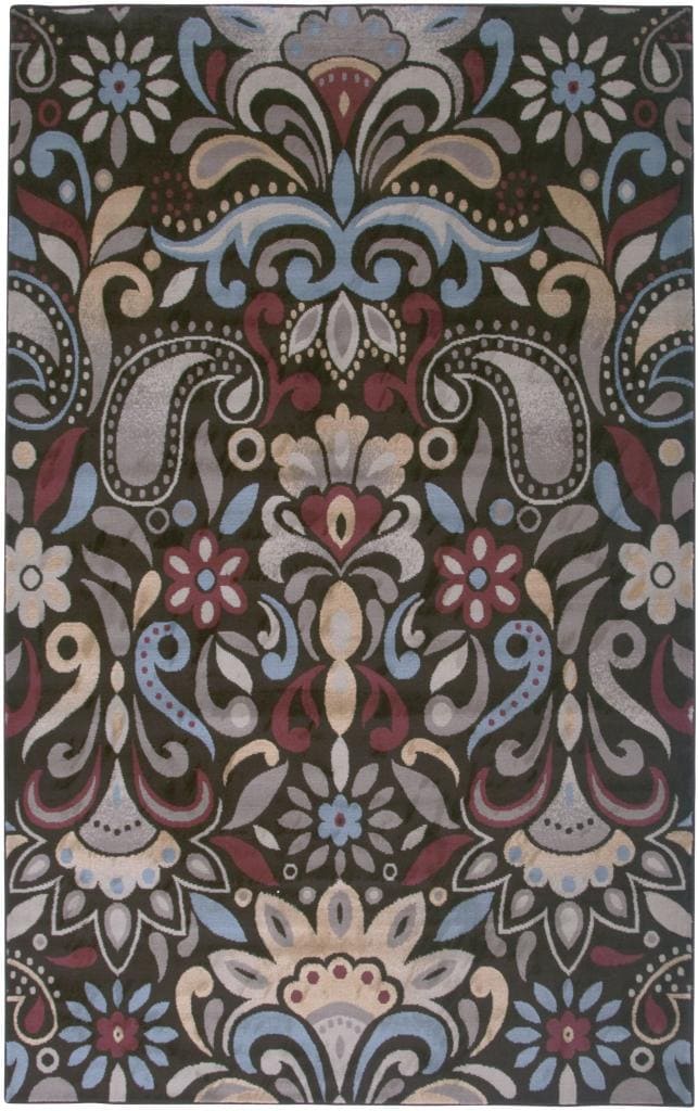 Power loomed Handicraft Imports Gibraltar Traditional Brown 100 percent Heat set Polypropylene Area Rug (53 X 77)