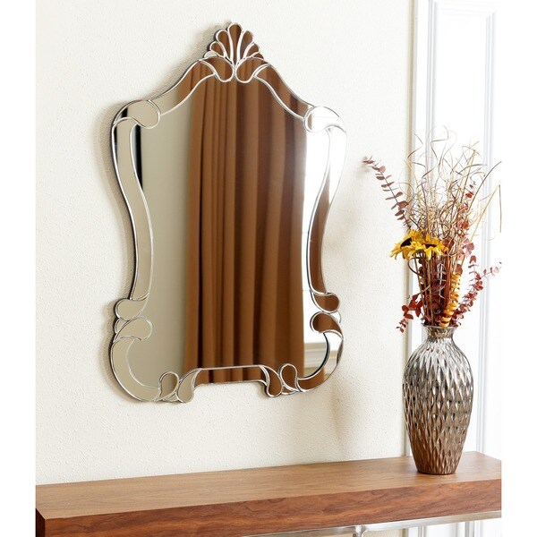 Brown Wall Mirror abbyson valencia wall mirror - free shipping today - overstock Brown Wall Mirror abbyson valencia wall mirror - free shipping today - overstock