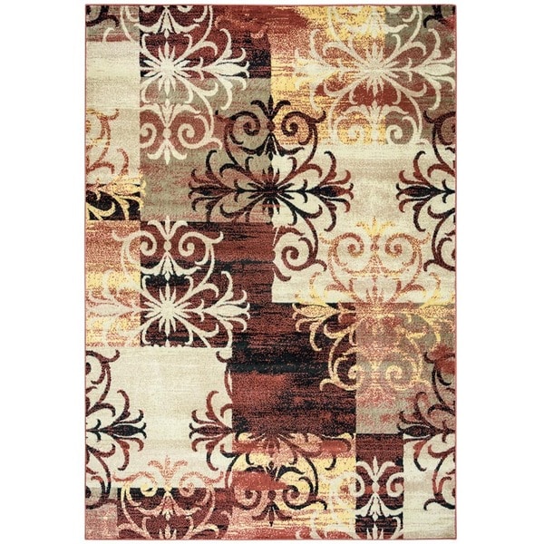 Rizzy Home Bay Side Collection Power-loomed Accent Rug (6'7 x 9'6) - 6'7" x 9'6"