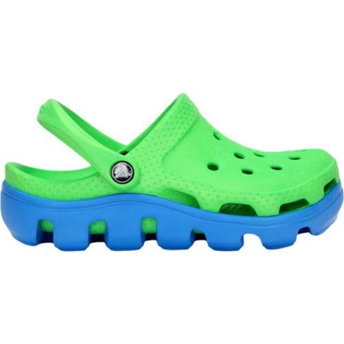 neon green crocs