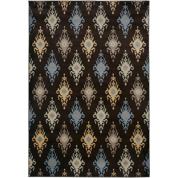Rizzy Home Bay Side Collection Power-loomed Accent Rug (9'2 x 12'6) - 9'2 x 12'6