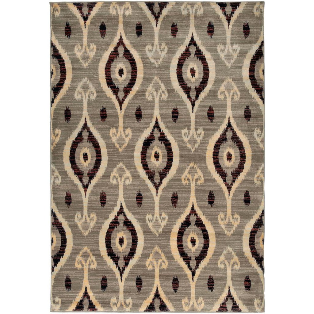 Gibraltar Beige Abstract Patterned Area Rug (710 X 1010)