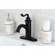 preview thumbnail 4 of 2, Single Handle Oil Rubbed Bronze Single Hole Bathroom Faucet