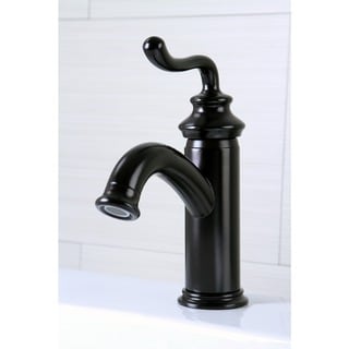 Single Handle Oil Rubbed Bronze Single Hole Bathroom Faucet
