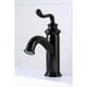preview thumbnail 1 of 2, Single Handle Oil Rubbed Bronze Single Hole Bathroom Faucet