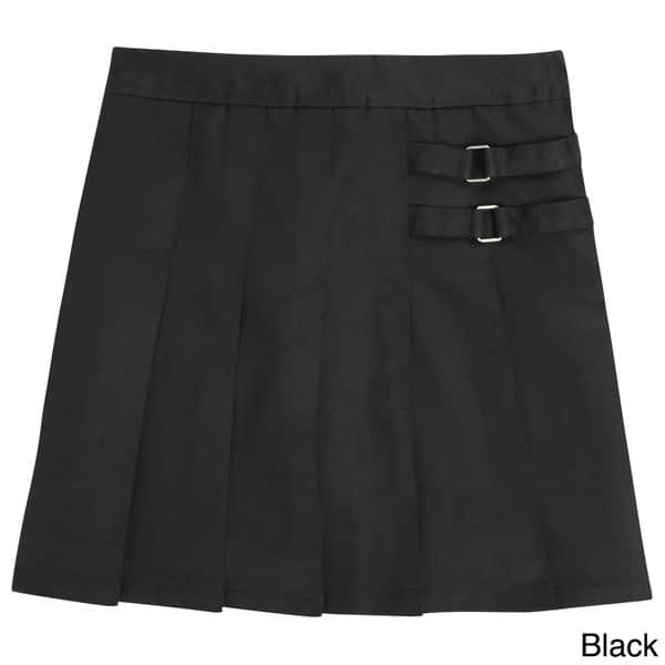 French Toast Girls Two-Tab Pleated Scooter Skirt