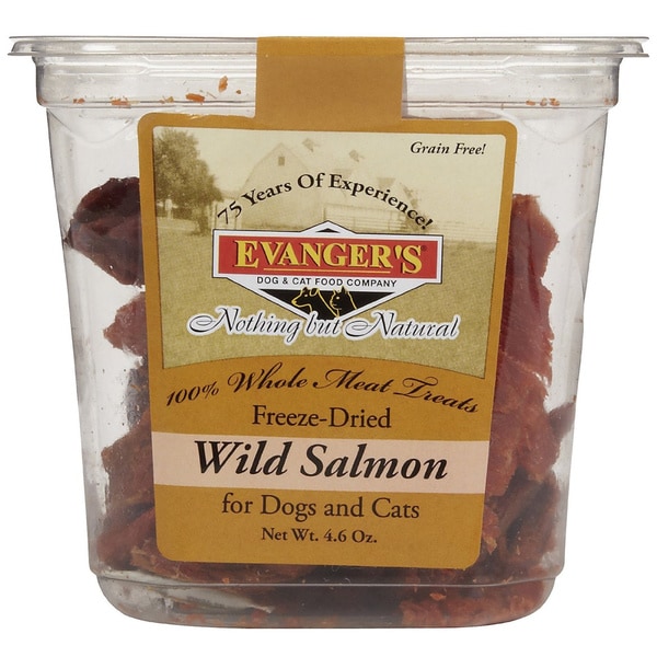 Evangeres 100 percent Whole Meat Treat Wild Salmon (2pack) Pet Food