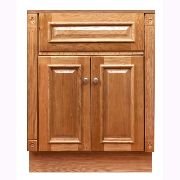 Shop 24"x18"Oak Bathroom Vanity Cabinet - Free Shipping ...