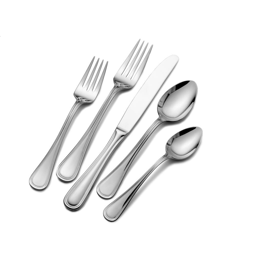 WALLACE HOME HADLEY 45PC FLATEWARE SET 18.0