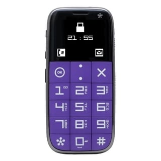 Just5 J510 Cellular Phone   2.75G   Bar   Purple   Shopping